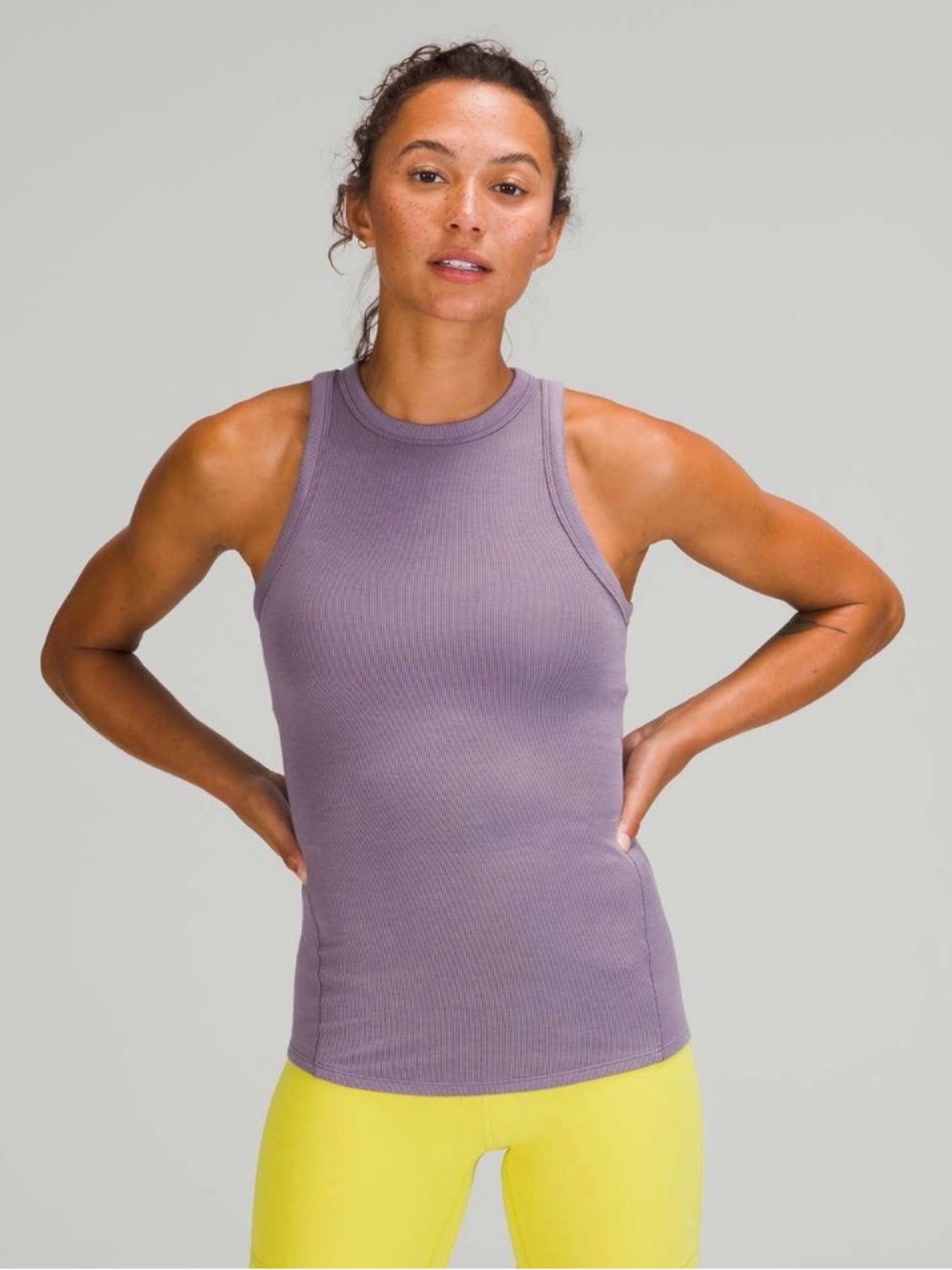 lululemon athletica Ribbed Tank Top in Lavender Purple